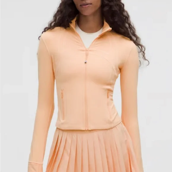 RARE NWOT lululemon define cropped jacket nulu size 8 rock melon - Picture 1 of 3